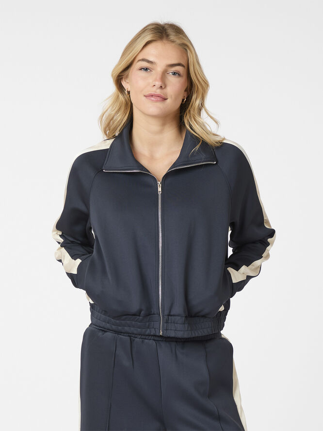 Neo Noir Vera Track Suit Blouse Navy