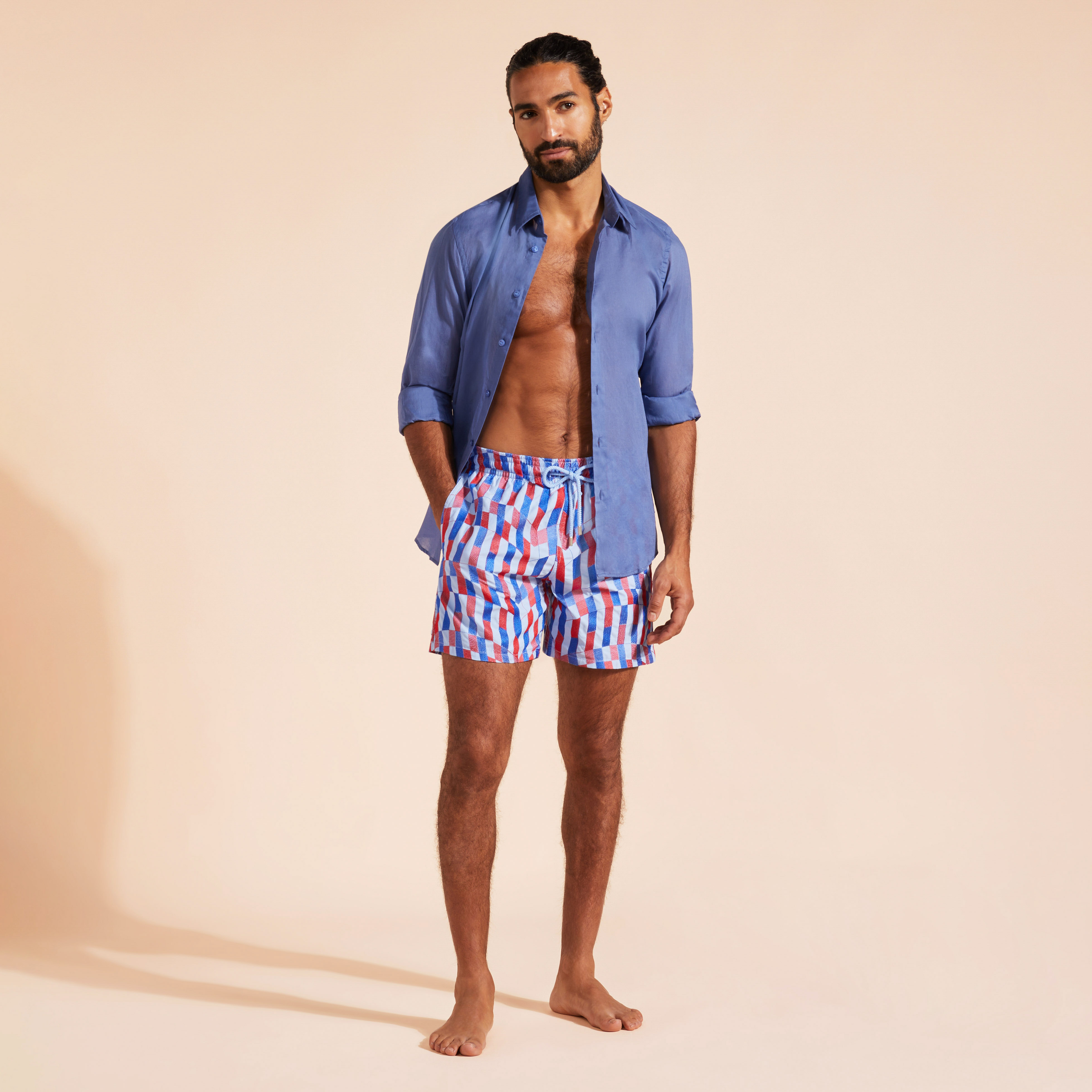 Maillot de bain homme brodé Graphic Glass