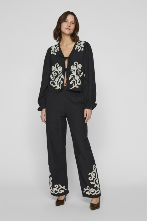 Vila zwarte dames broek