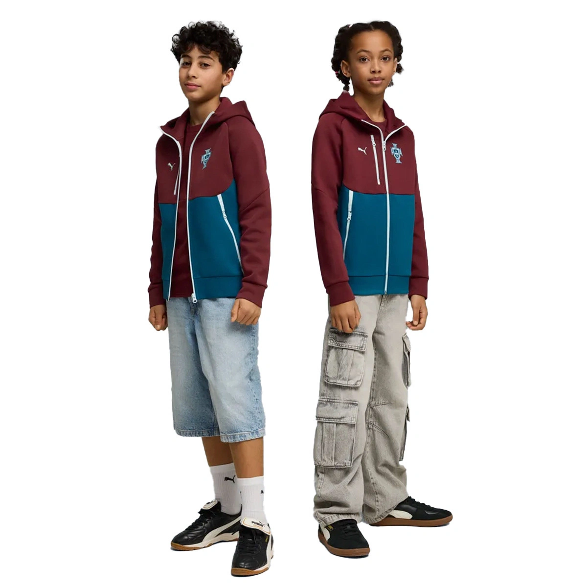 Sweatshirt Puma Portugal Fanswear Mundial 2026 Criança