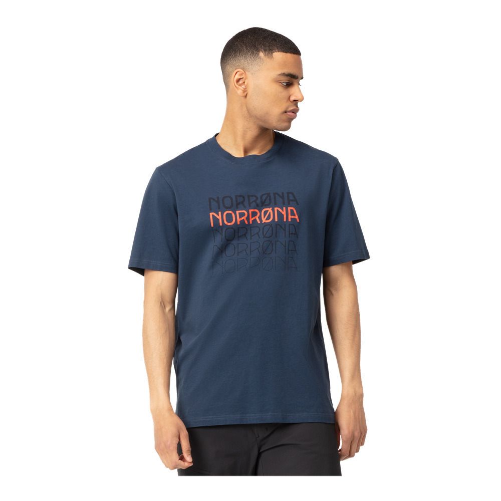 Norrona/29 COTTON - Tee-shirt Homme indigo night