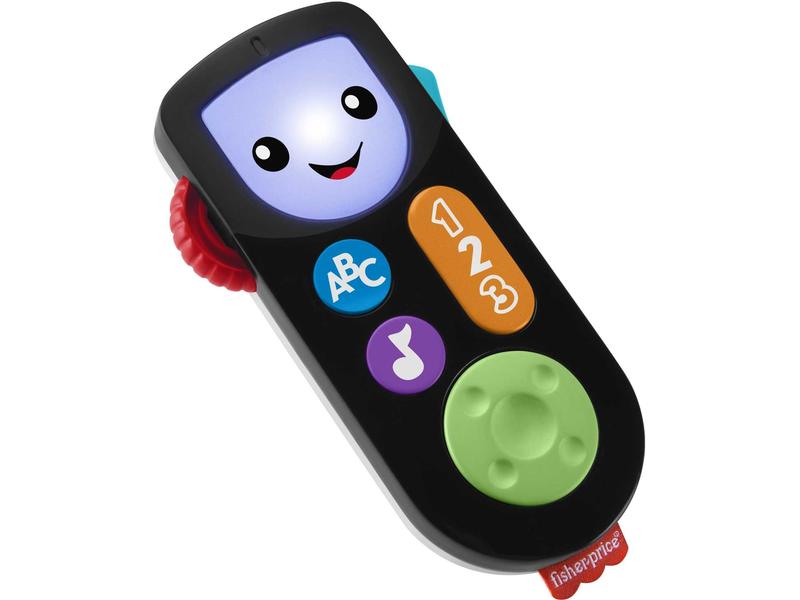 Fisher-Price Beschäftigungsspielzeug Smart TV Fernbedienung Elektronisches Spielzeug für Babys und Kleinkinder