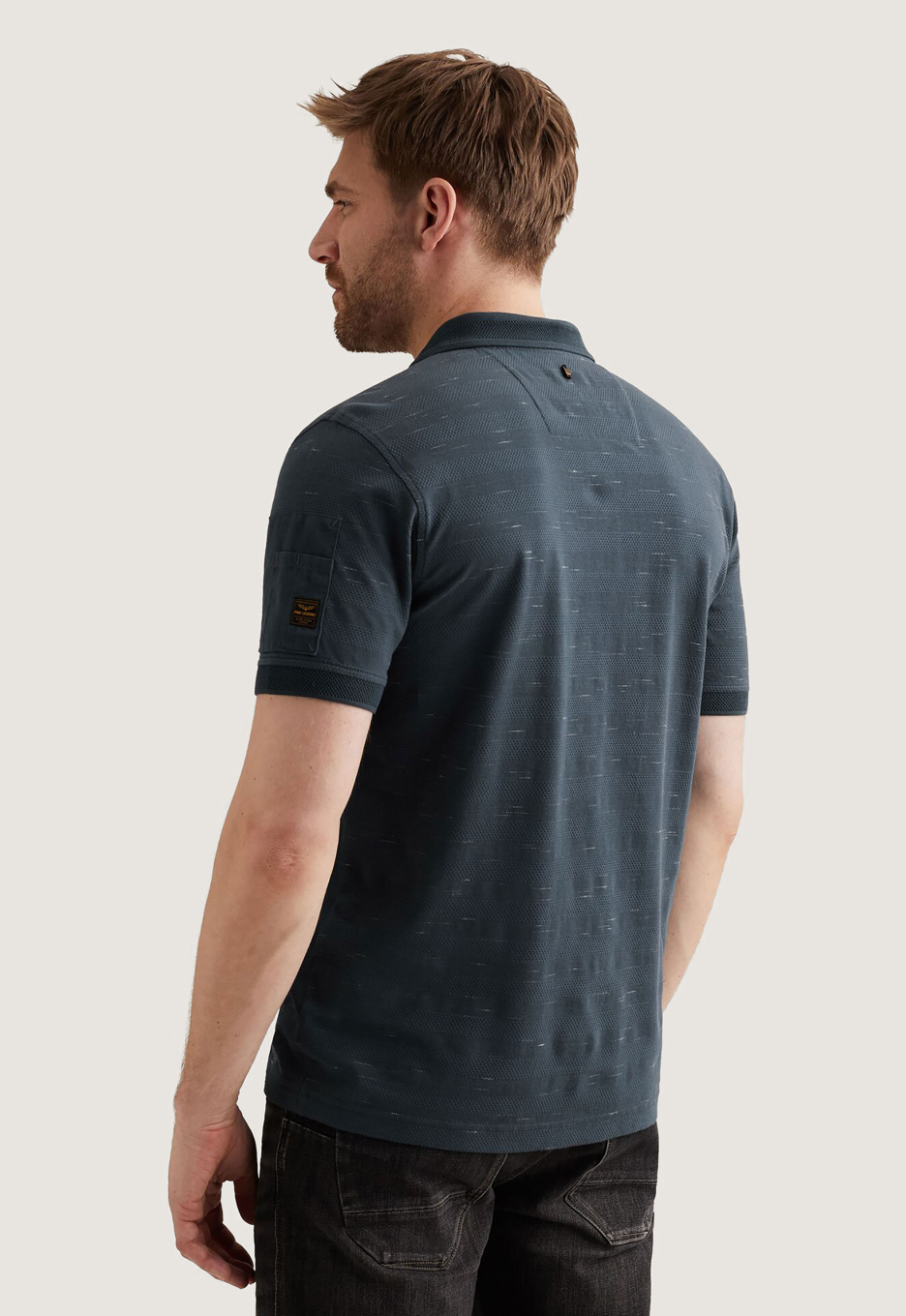 PME Legend Striped Piqué Polo