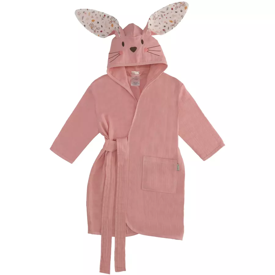 Sterntaler Bademantel Hase rosa