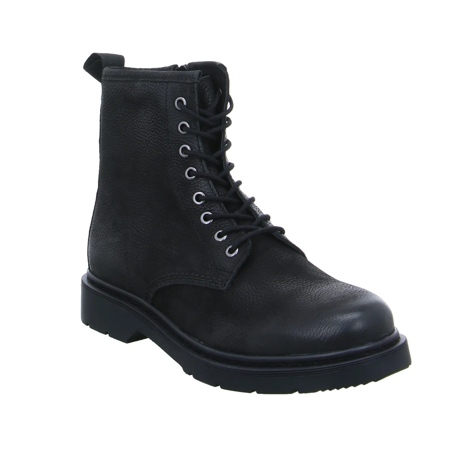 STONE WALK Winter-Boots Schwarz Leder