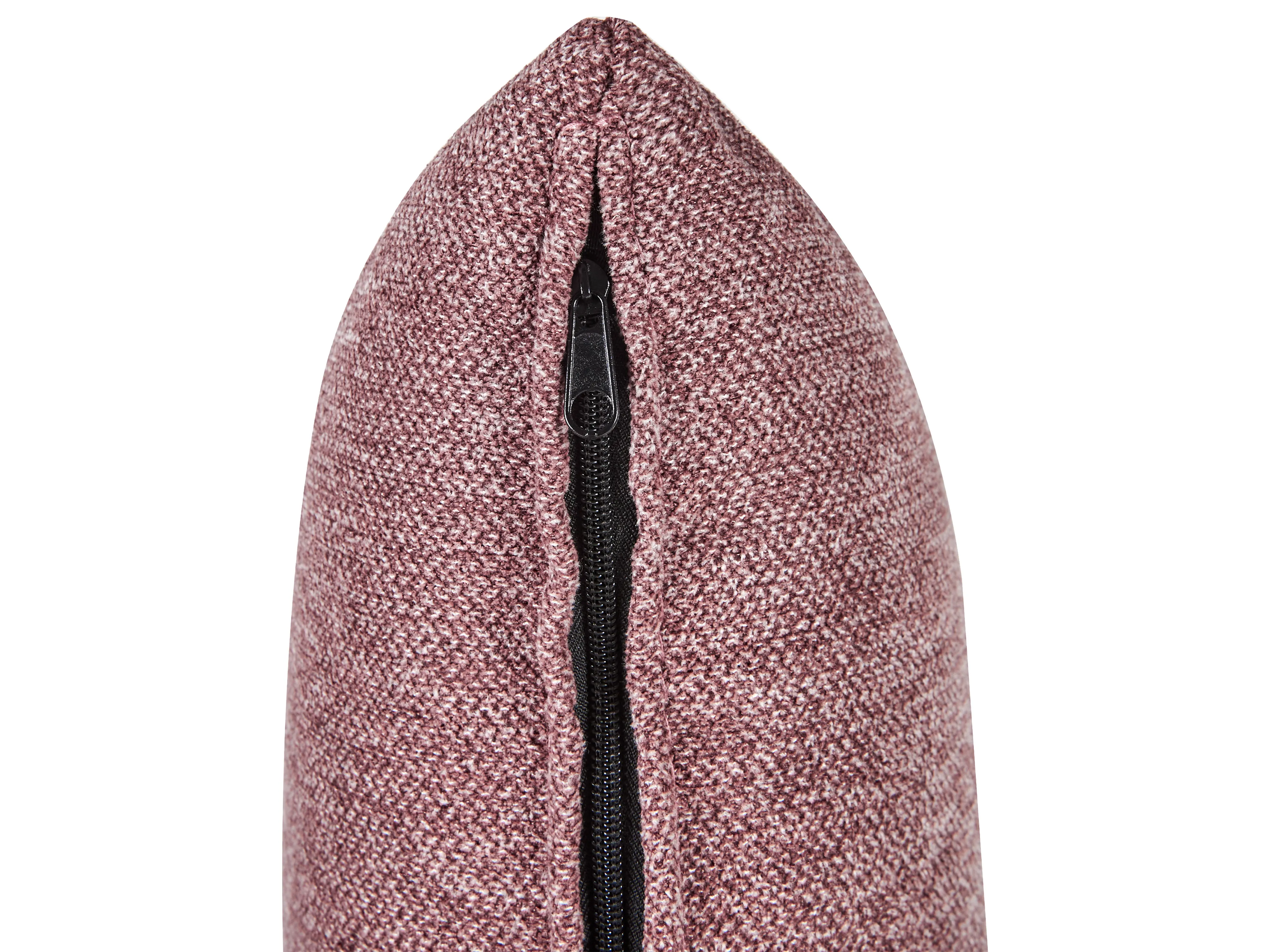 Rechtszijdige chaise longue LANNILS Stof Roze