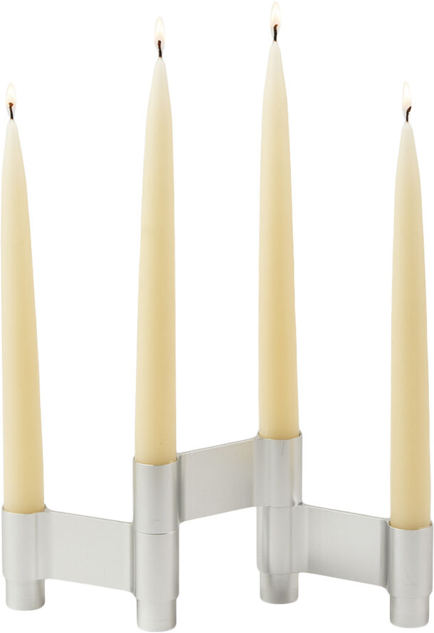 Studio About LINK, CANDLE HOLDER, POLISHED ALUMINIUM, 11060P 223