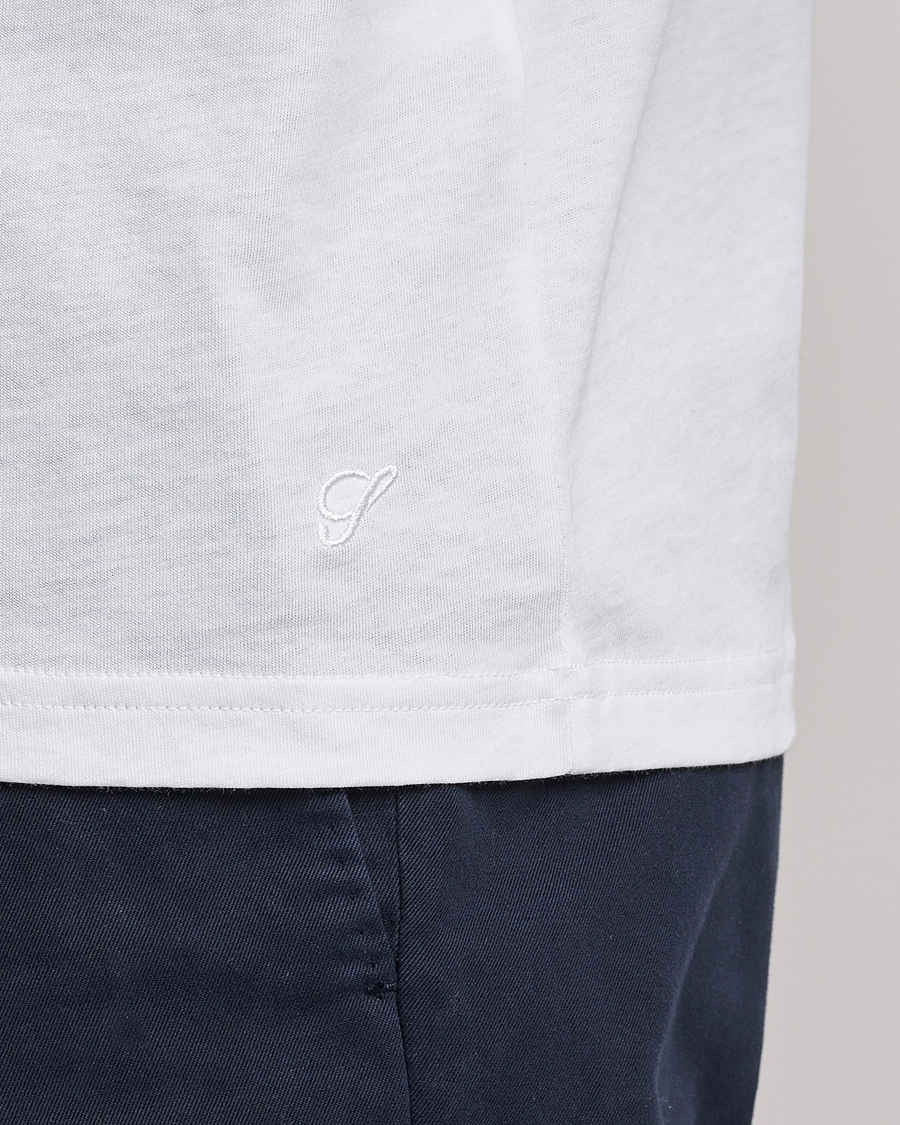 Stenströms Solid Cotton T-Shirt White