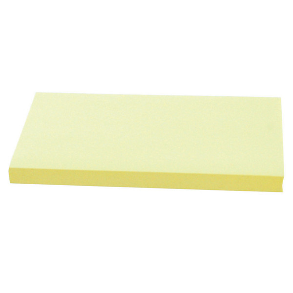 12 blocs notes repositionnables 76 x 127 mm coloris jaune