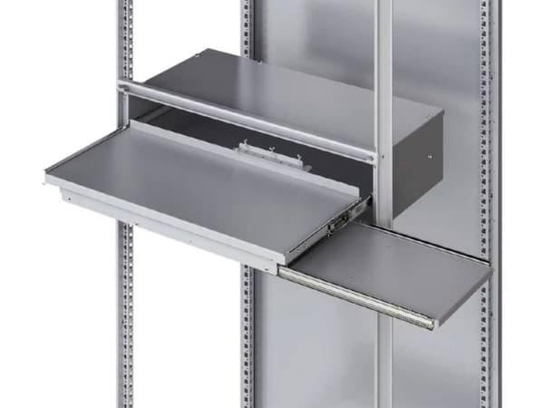 Rittal 8620.520, Skuffenhet, Grå, Stål, IP54, 600 mm, 200 mm