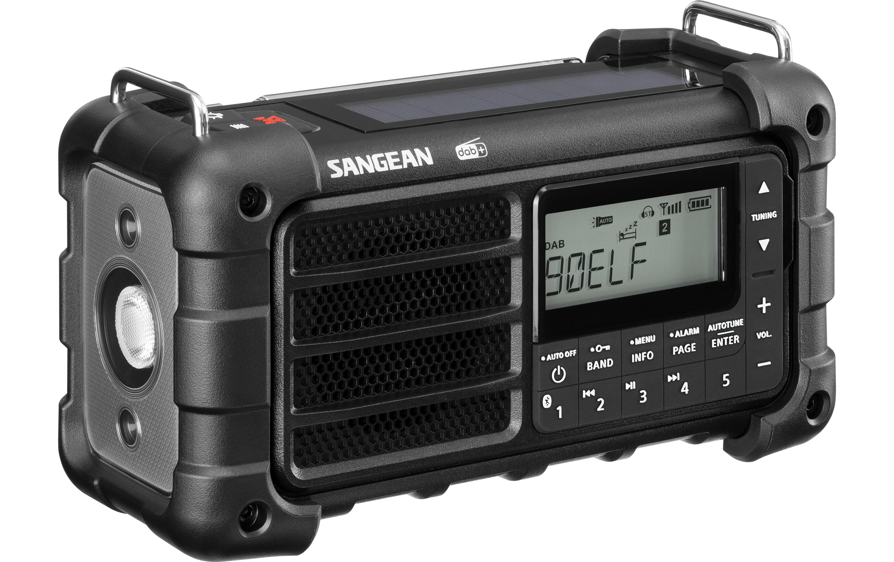 DAB+ Radio MMR-99DAB+ Schwarz<br>Mehrfachbetriebenes digitales Notfallradio
