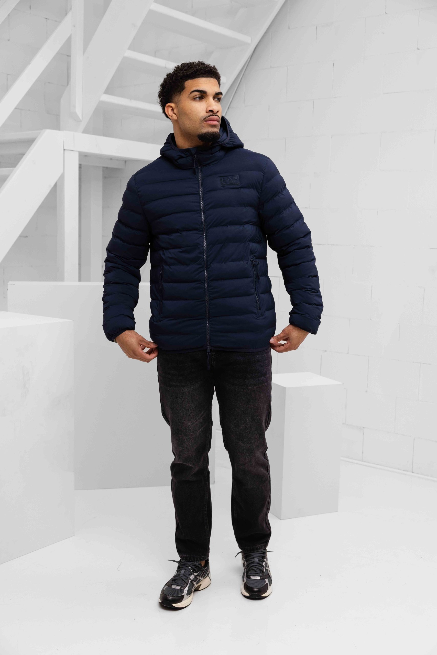 EA7 Emporio Armani 7M000686 Winterjas Heren Donkerblauw