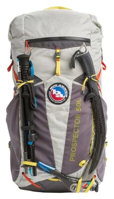 Sac de Randonnée Big Agnès Prospector 50L Blanc/Gris