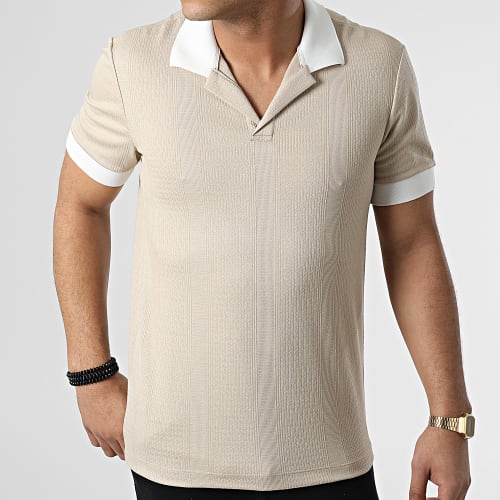 Polo Manches Courtes UY798 Beige