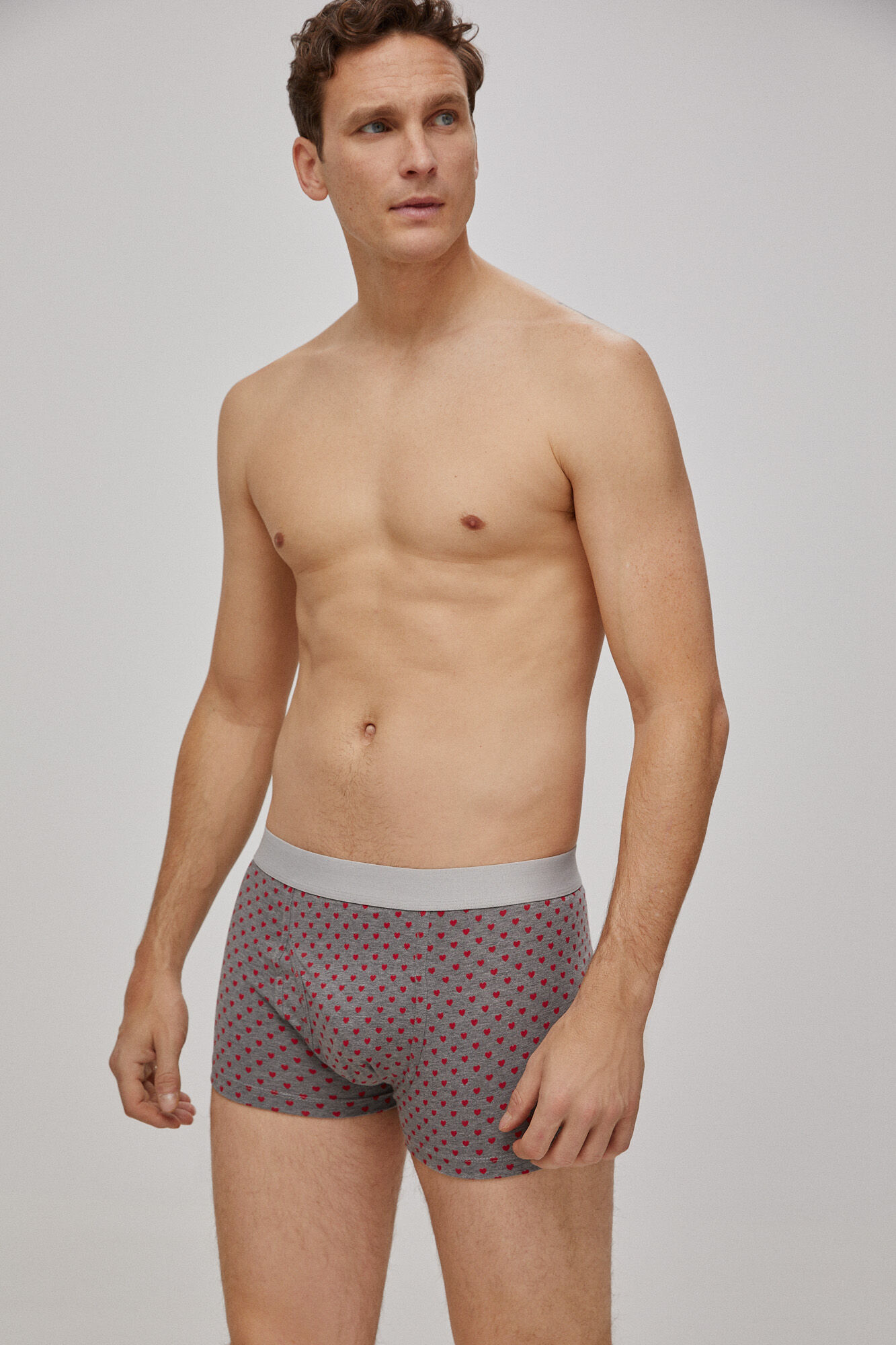 Cueca boxer - Cinza