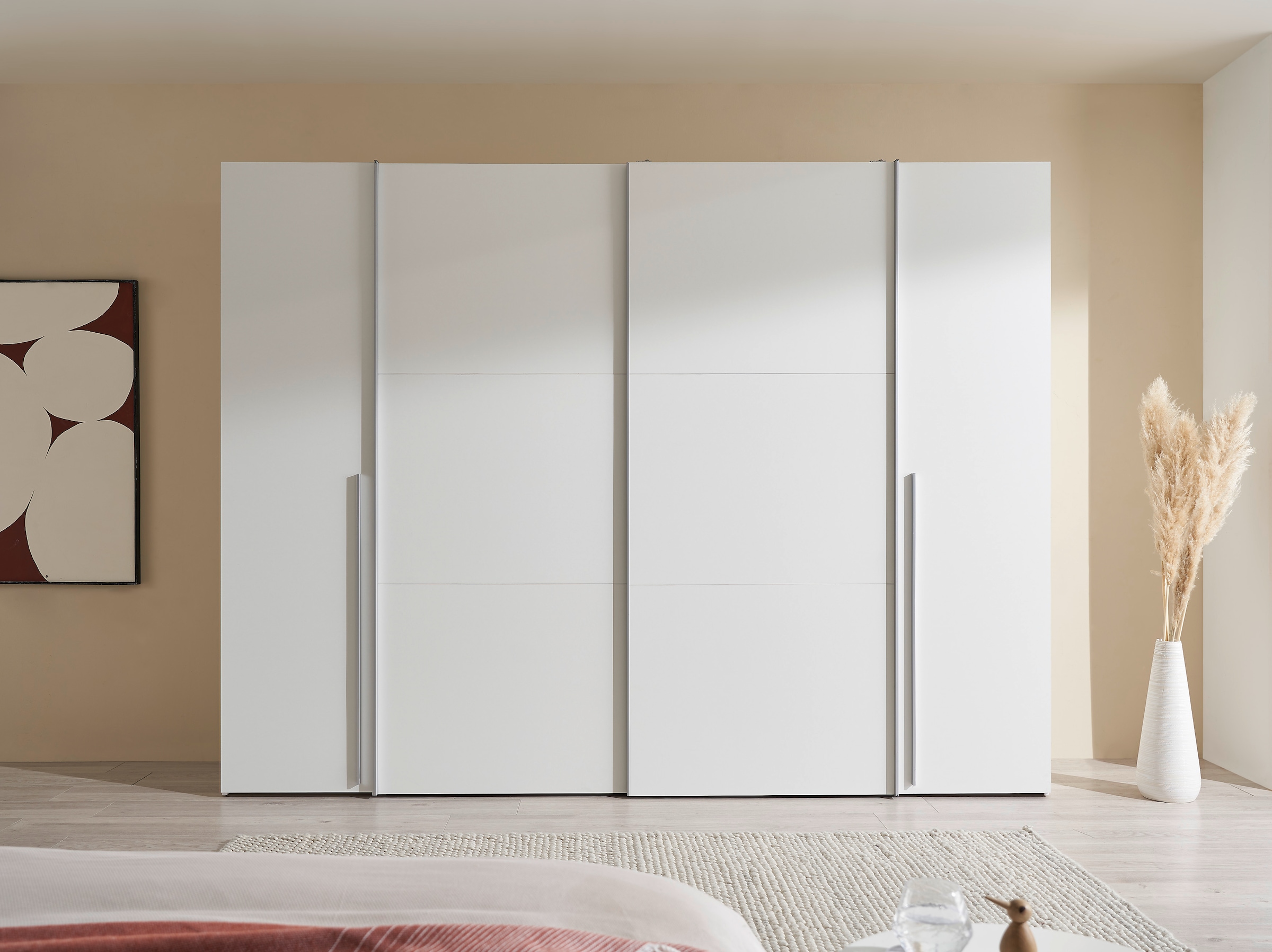 Schlafkontor Schwebetürenschrank »Maturs Drehtürenschrank« 2 Schwebetüren, 2 Drehtüren mit 10 Einlegeböden und 2 Kleiderstangen