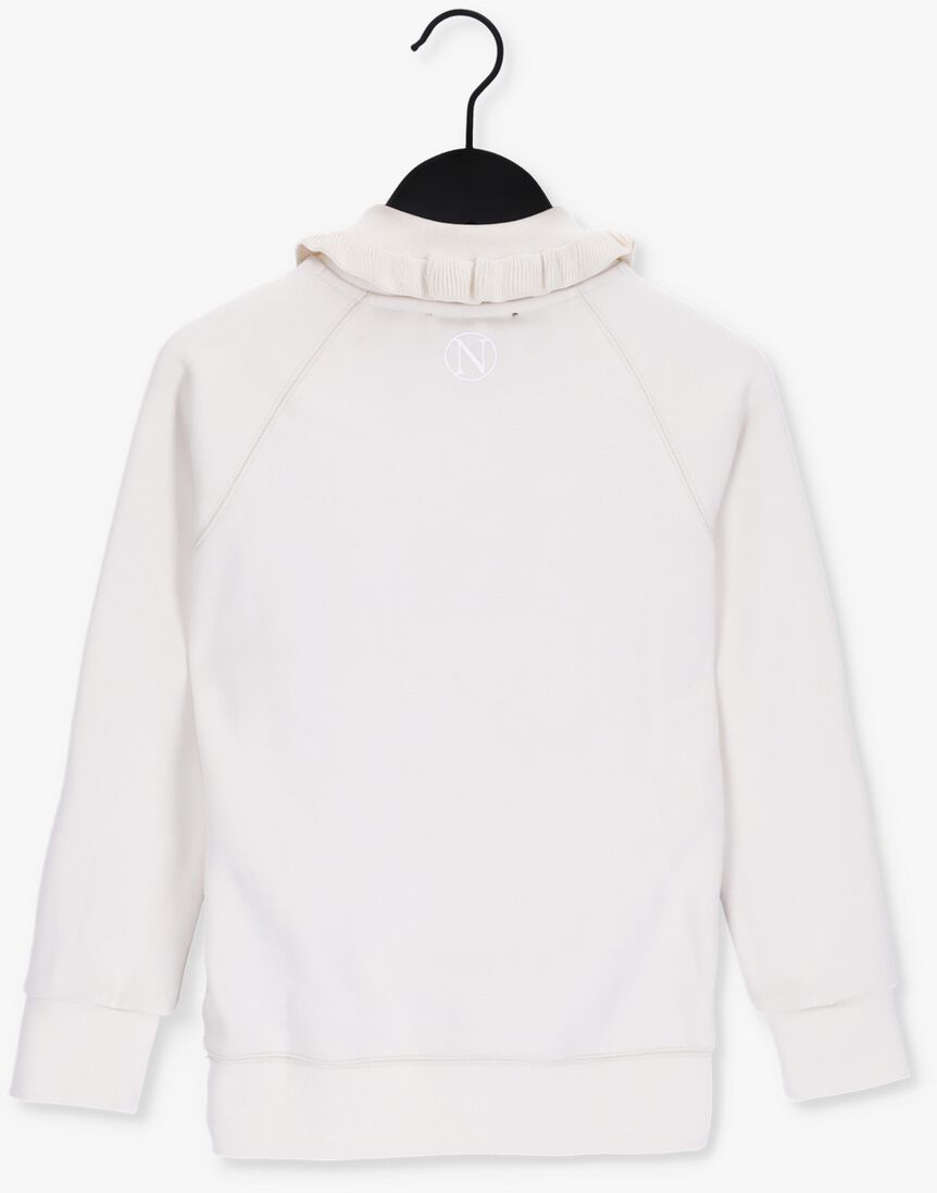 NIK & NIK gebroken wit nik & nik trui club collar sweater