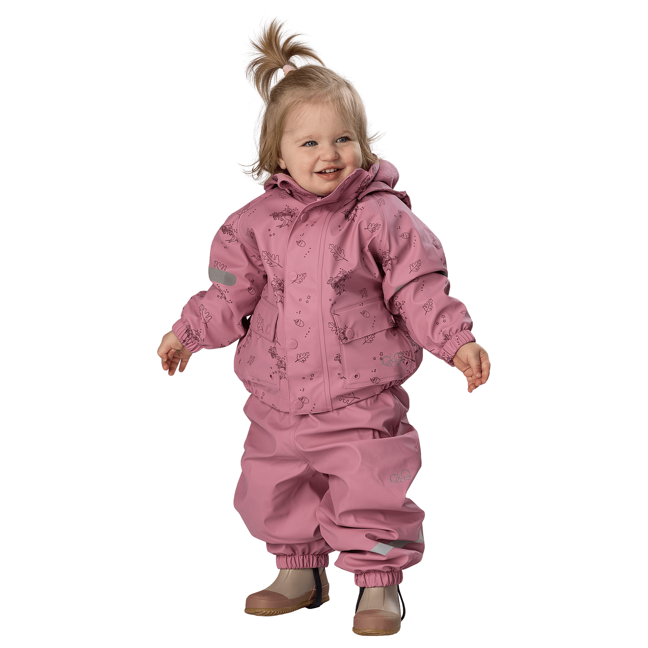 Tiny Trolls of Norway Vanntroll PU regnsett m/fleece - Regntøy