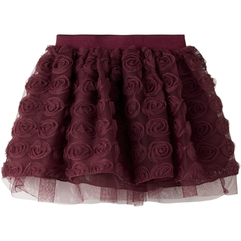 Køb Name It Burgundy Nmfsykia Tyl Skirt