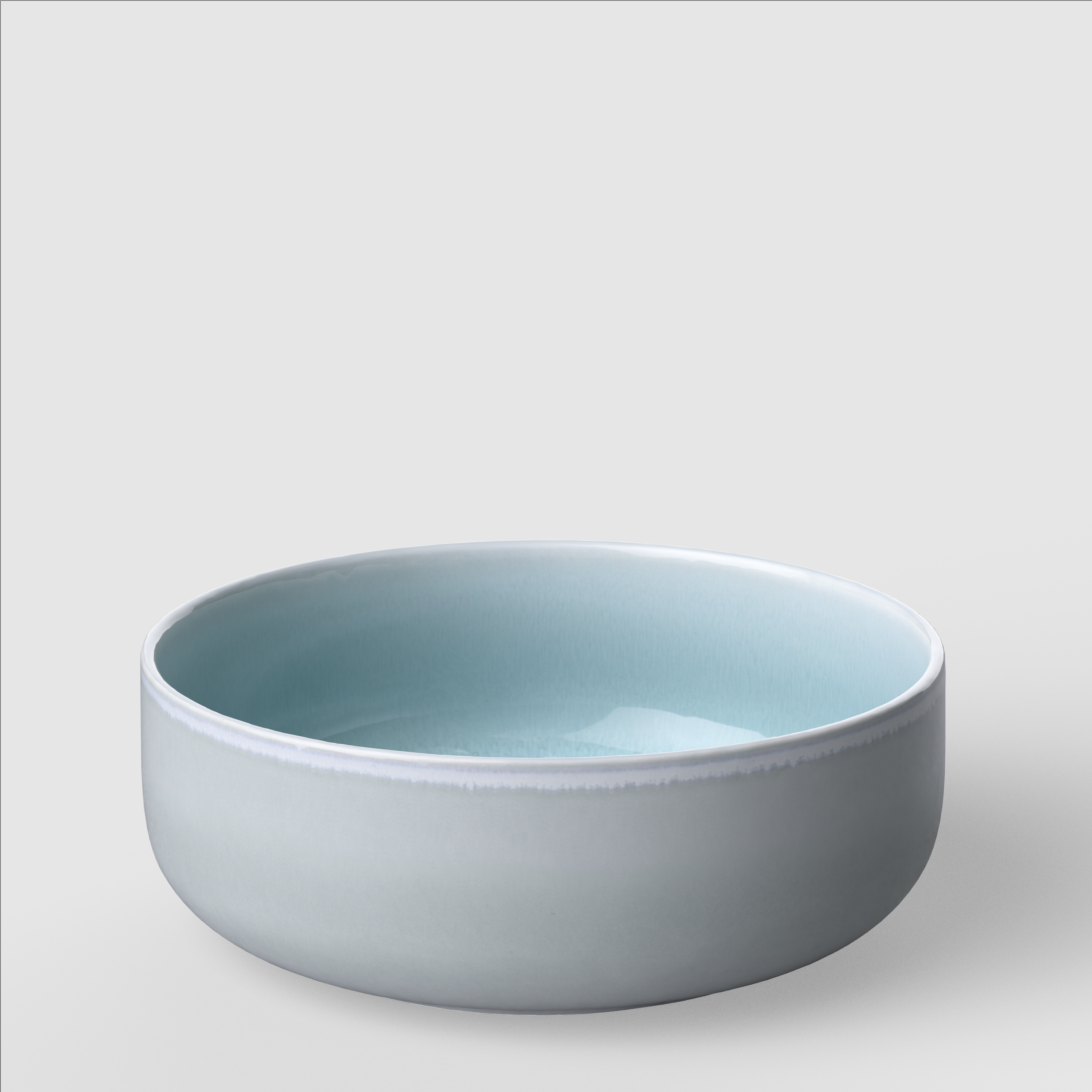 Crafted Salad serving bowl Blue, 18.6 oz, Premium Porcelain