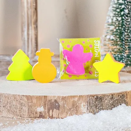 Trendhaus WICHTEL Sticky Notes Mini-Blöckchen 100 Blatt, 4-fach sortiert
