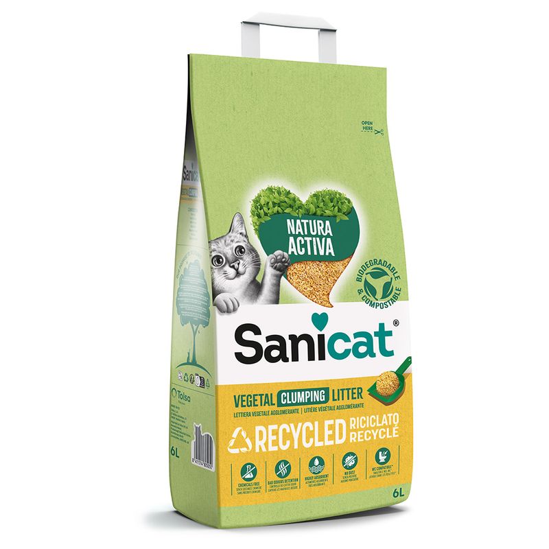 Litière Sanicat Natura Activa Corn Cob