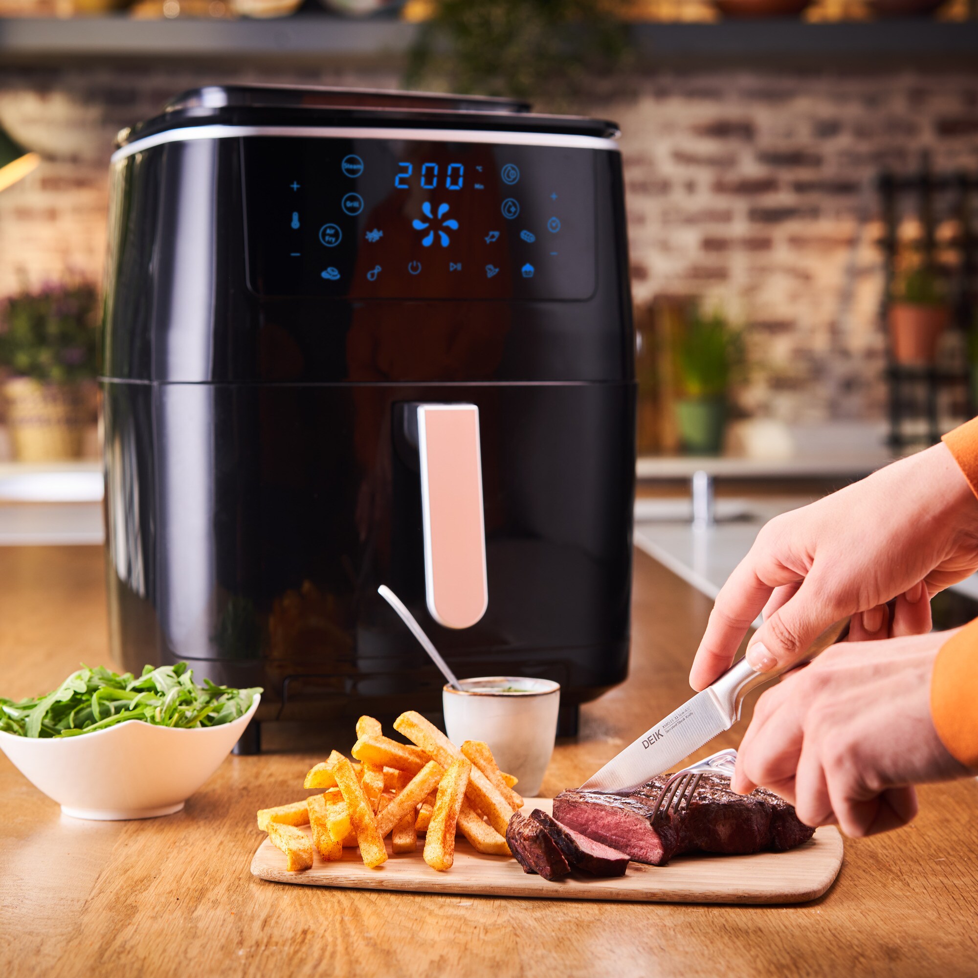 Tefal Heißluftfritteuse Heißluftfritteuse 3-in-1 Easy Fry Grill & Steam