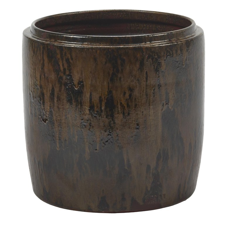 Serax Glazed shades by Serax Mystique bloempot Ø30 dark