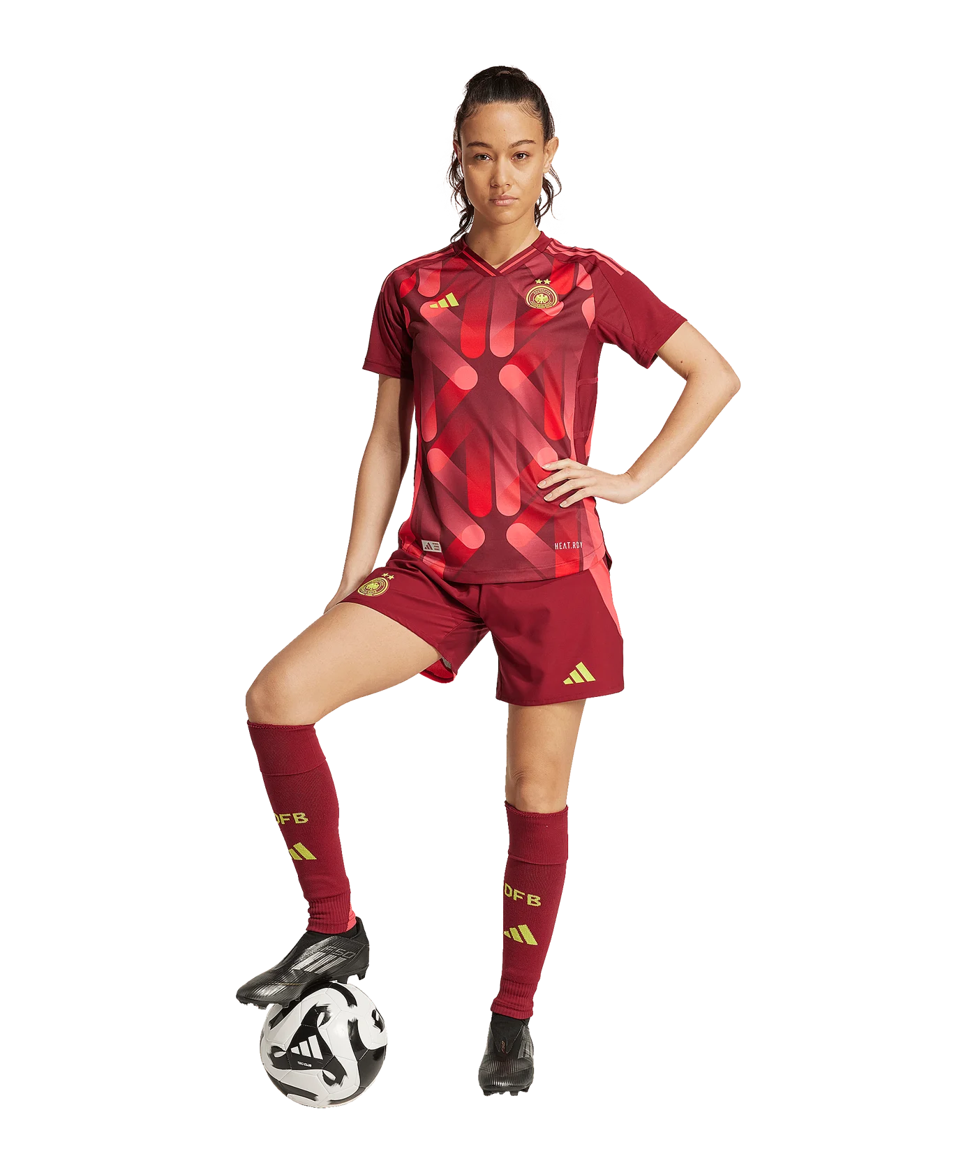 adidas DFB Deutschland Auth. Short Away Damen Rot