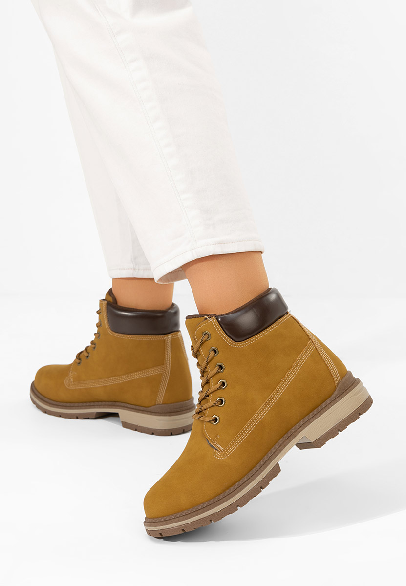 Bottines à lacets femme chameau Jasvira