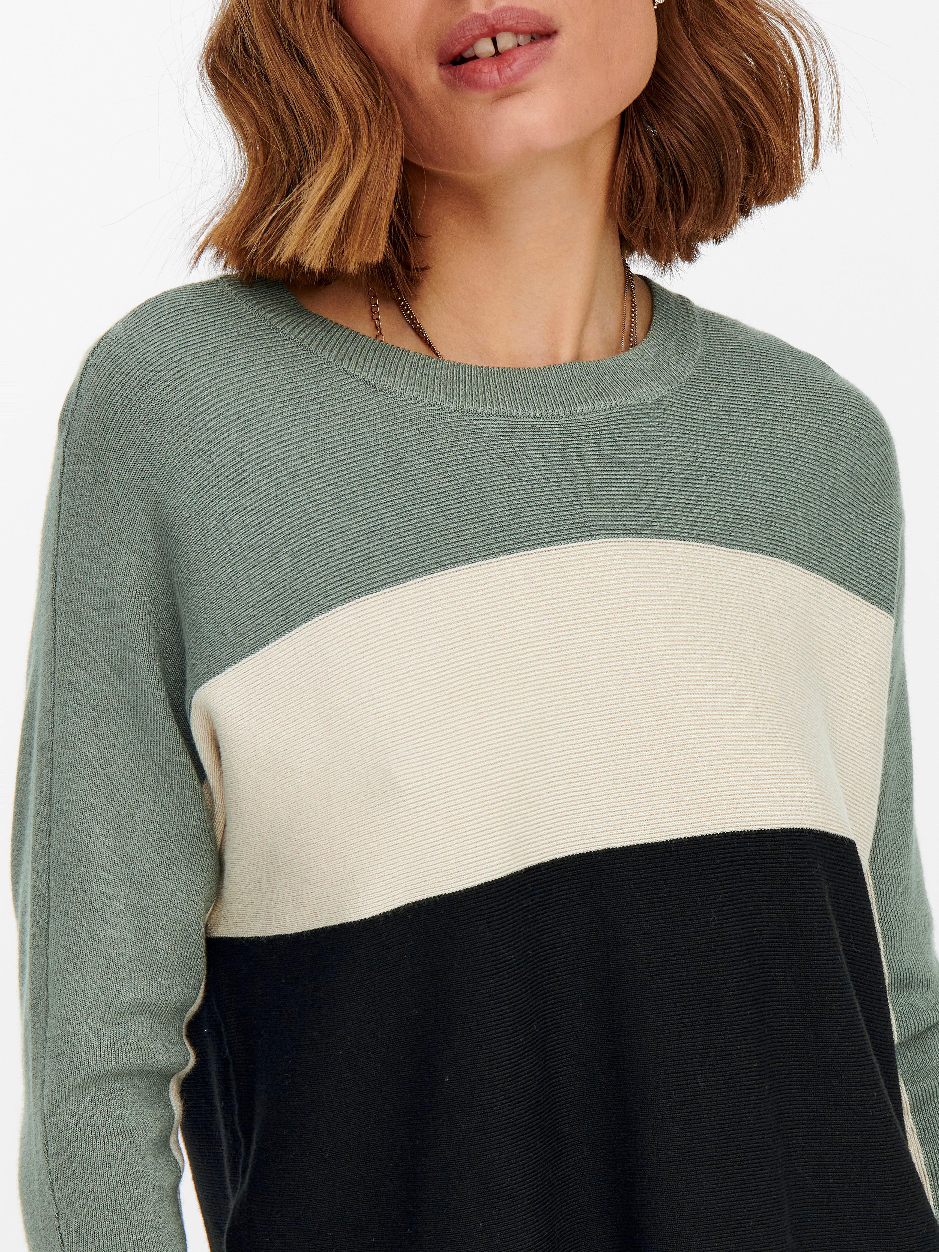 ONLREGITZE Strickpullover Chinois Green