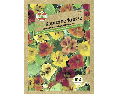 Biologische bloemzaden van Oost-Indische kers Sperli