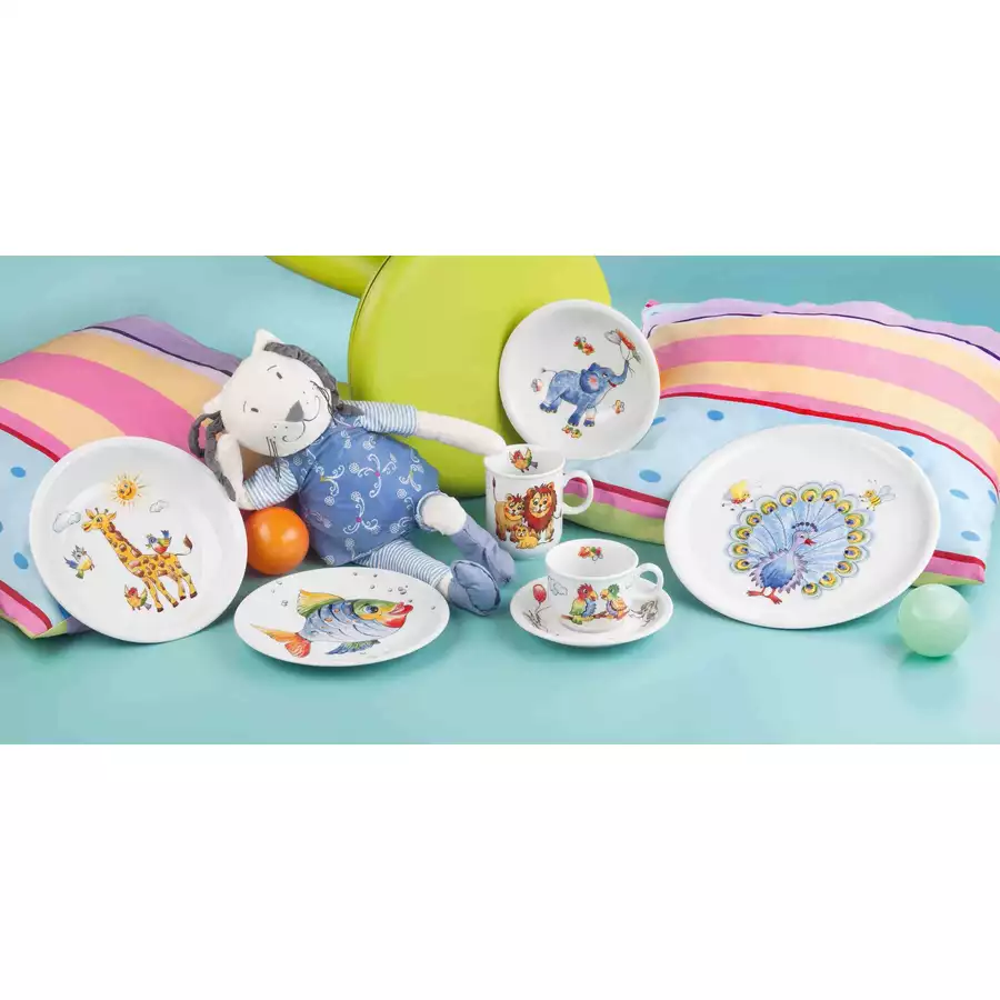 Seltmann Weiden Kindergeschirr Set Compact Bunte Tierwelt bunt