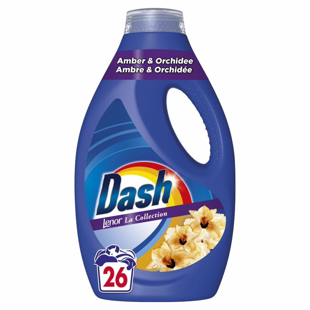 Dash Vloeibaar Wasmiddel Amber & Orchidee 26 Wasbeurten1170 ml