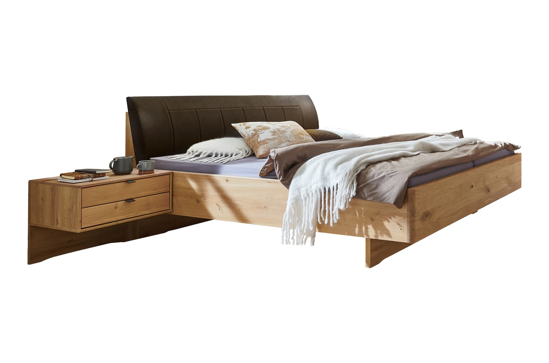 Bettanlage CARDIFF 3-teilig braun