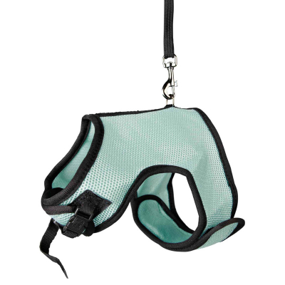 Trixie Nylon Softgeschirr mit Leine für grosse Kaninchen
