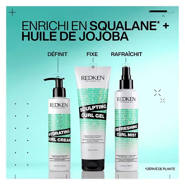 Redken Gel de définition pour cheveux bouclés Hybrid Curl Stylers