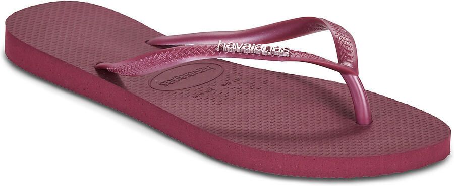 Havaianas HAV. SLIM LOGO METALLIC AMARANTH Dames Slippers amaranth