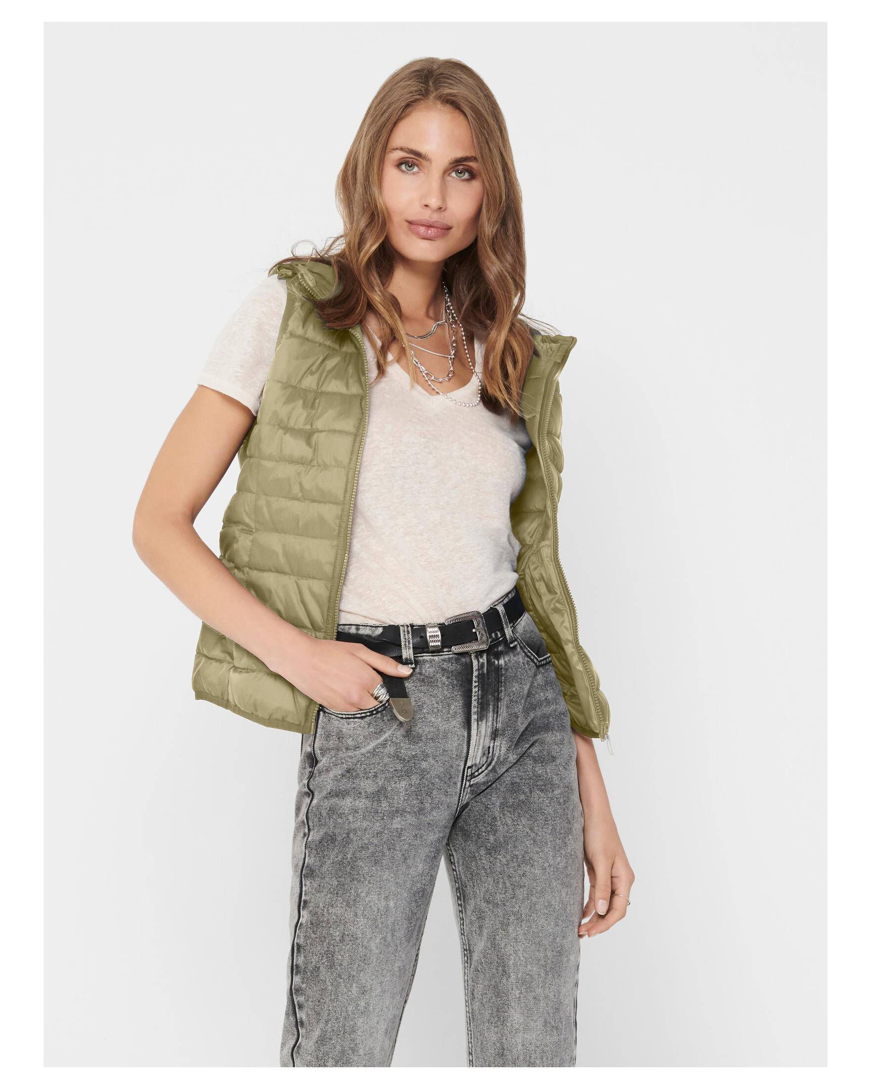 Only| Damen Steppweste