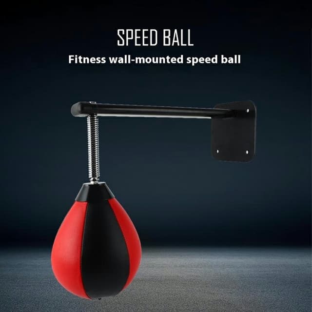 Vægmonteret Boxing Speedbag Sanda Ball Pære Bold Kampsport Boksebold