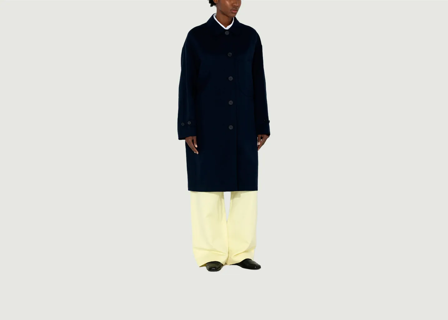 Manteau oversize abstraction Maison Lener