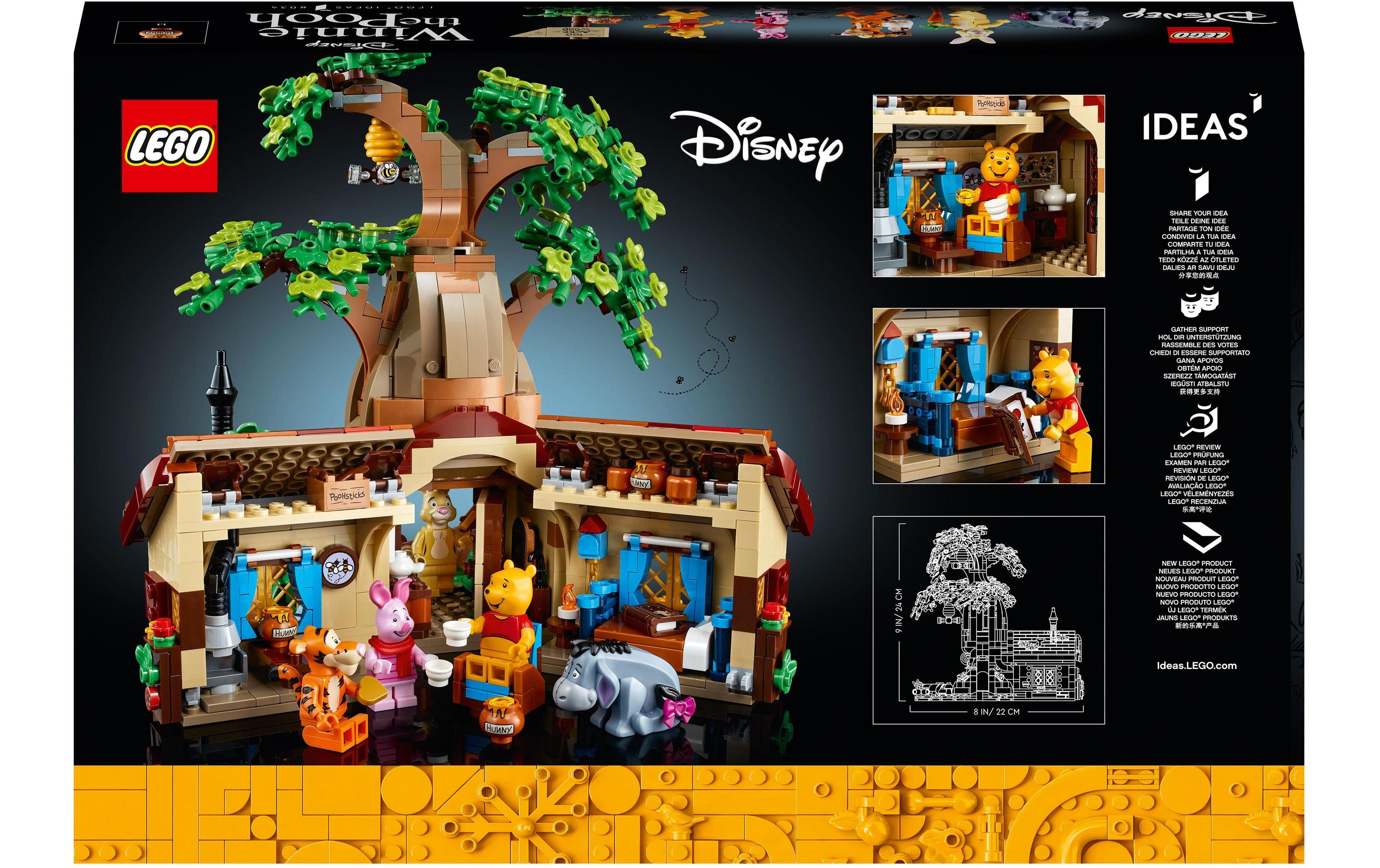 Disney Winnie Puh 21326<br>Baumhaus-Set voller authentischer Details