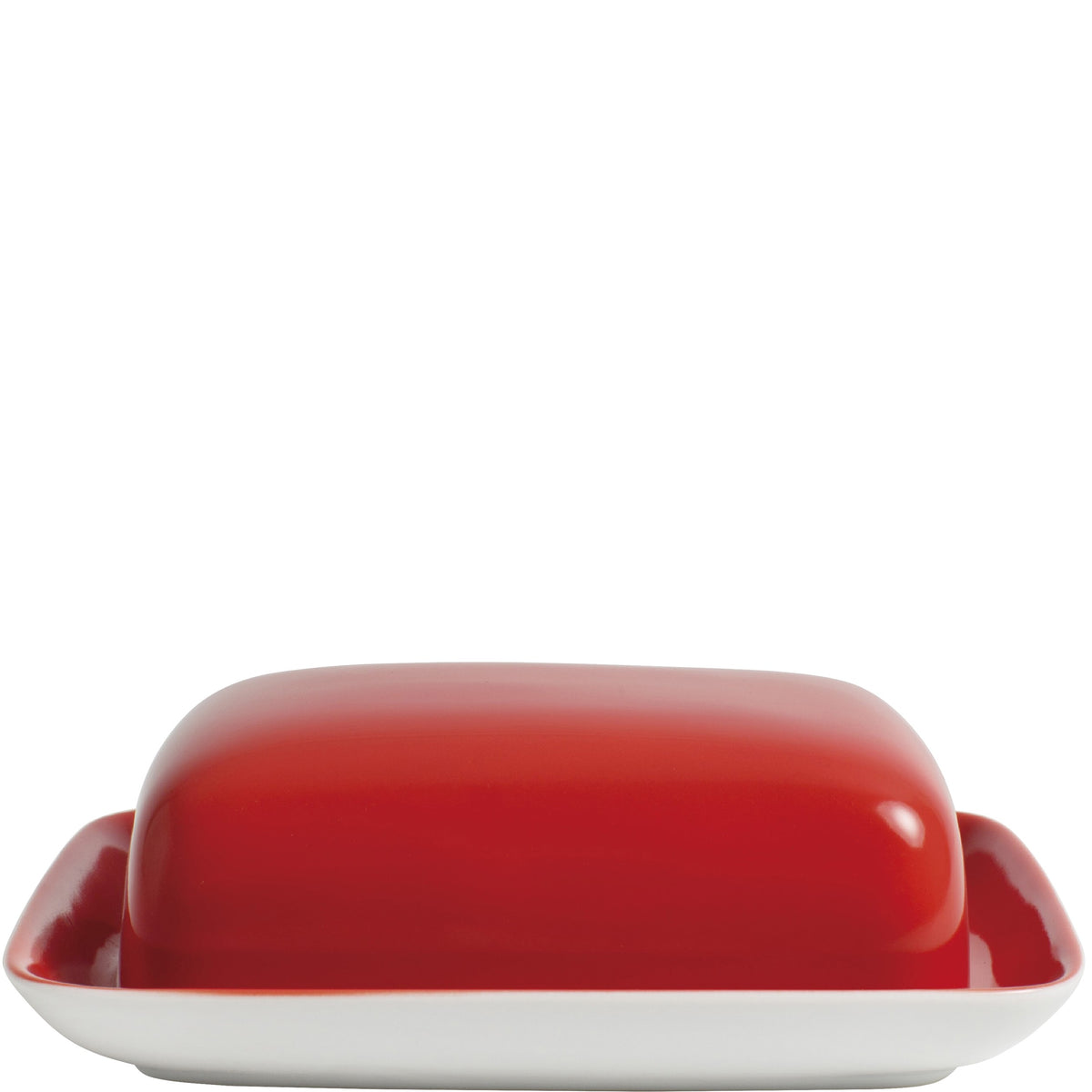 KAHLA Pronto Colore Butterdose eckig cherry red