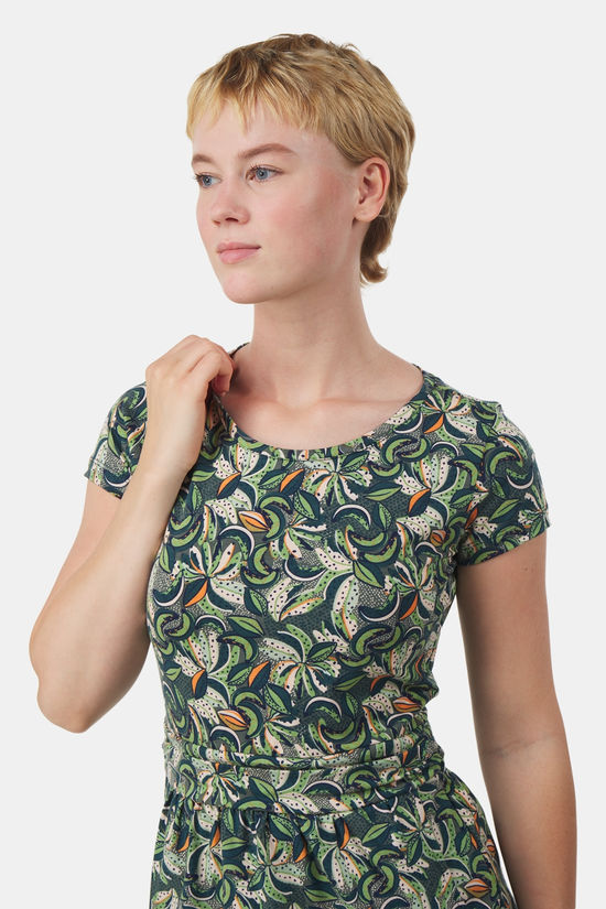 Tranquillo Tranquillo Waisted Jersey Dress Jurk Dames