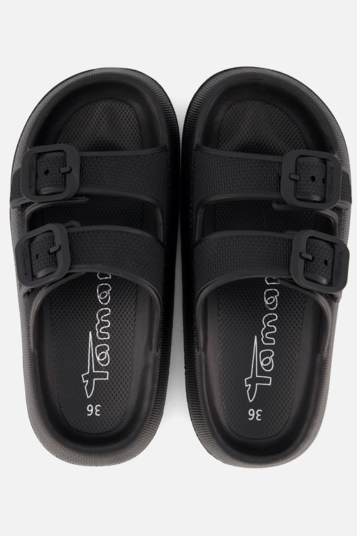 Tamaris Sandalen zwart Synthetisch