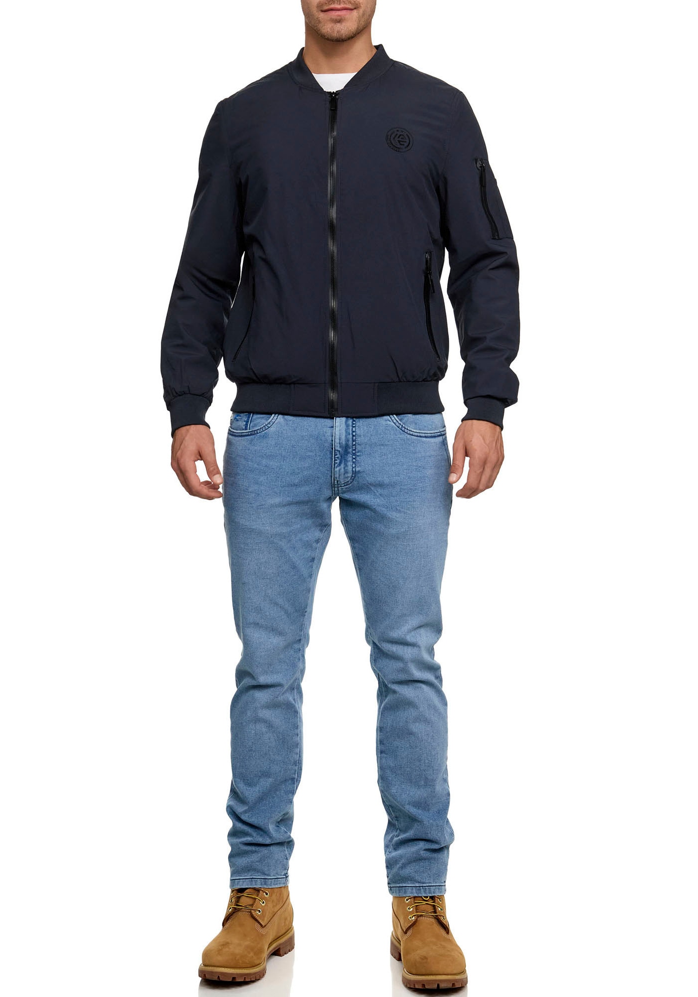 Indicode Blouson »INBerto« ohne Kapuze