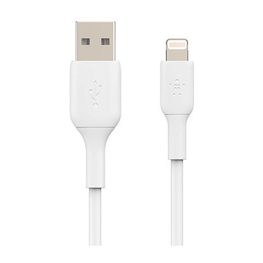 Belkin Câble USB-A vers Lightning MFI (blanc) - 15 cm