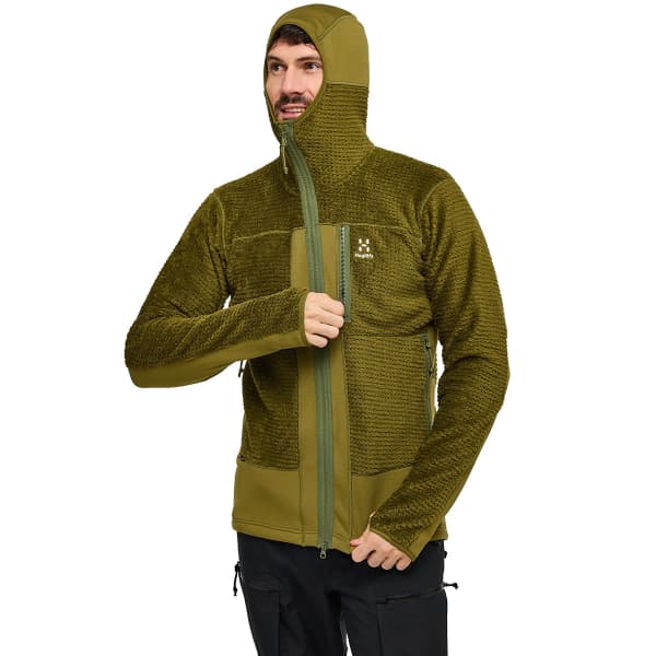 Veste polaire ski rando HAGLÖFS HAGLOFS VASSI MID HOOD MEN OLIVE GREEN