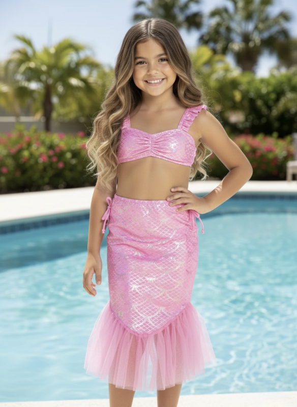 Pink Mermaid Magic Swim Set