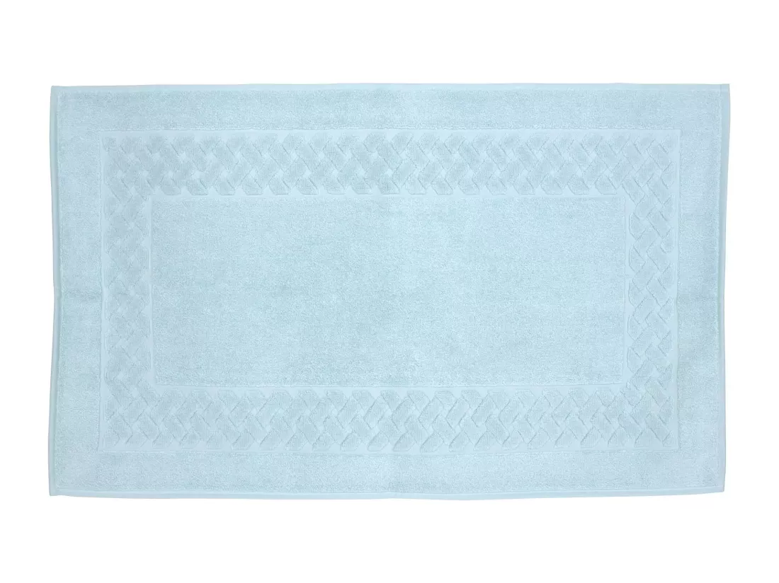 Tapis de bain 50x80 cm ROYAL CRESENT Bleu Pâle 850 g/m2